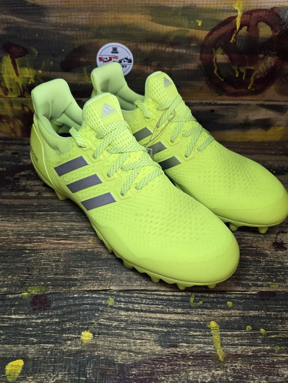 Adidas UltraBoost Football Cleats Solar Yellow JP7413 US Men's Size 11 New Rare